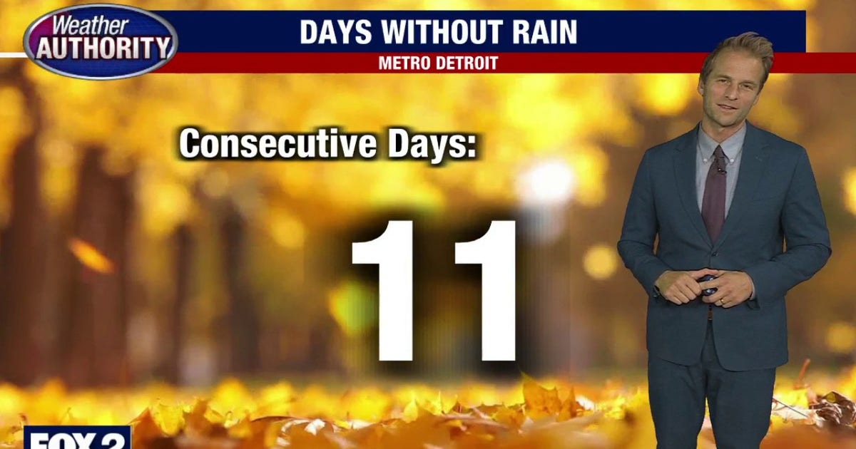 Metro Detroit weather: Warm for Wednesday, shower chance Thursday
