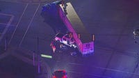 Semi-truck, pickup crash shuts down Ryan Road in Shelby Township