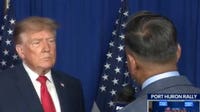 Trump exclusive in Michigan: Tariffs, Iran war and who could run in 2028