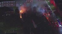 Two hospitalized, 1 firefighter injured after apartment fire on Detroit's west side