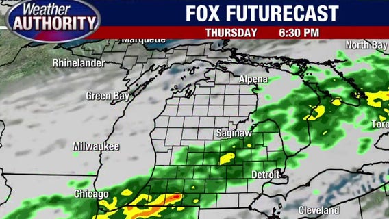 Metro Detroit weather: Scattered showers Thursday