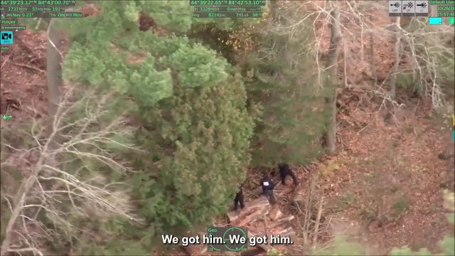 Video: Inmate caught in country club swamp after escaping jail