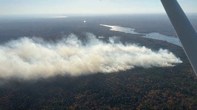 Northern Michigan wildfires burning amid drought conditions
