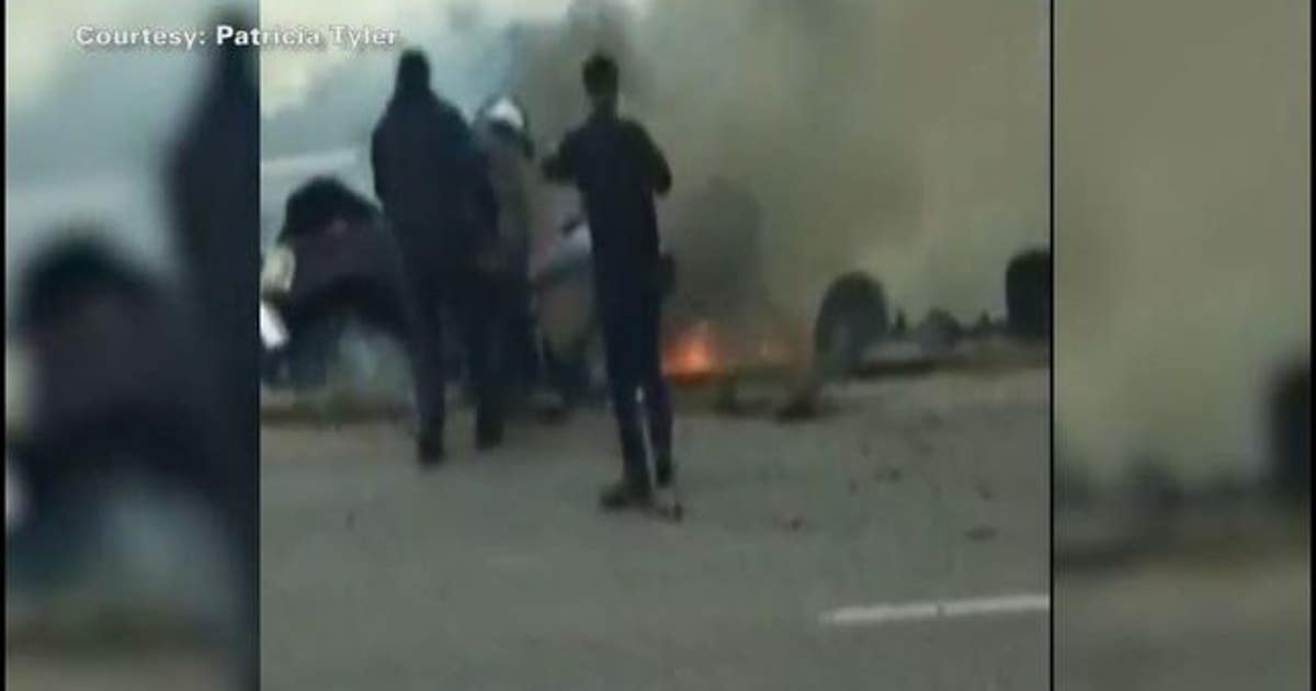 Dramatic rescue of man from burning truck caught on tape | FOX 32 Chicago