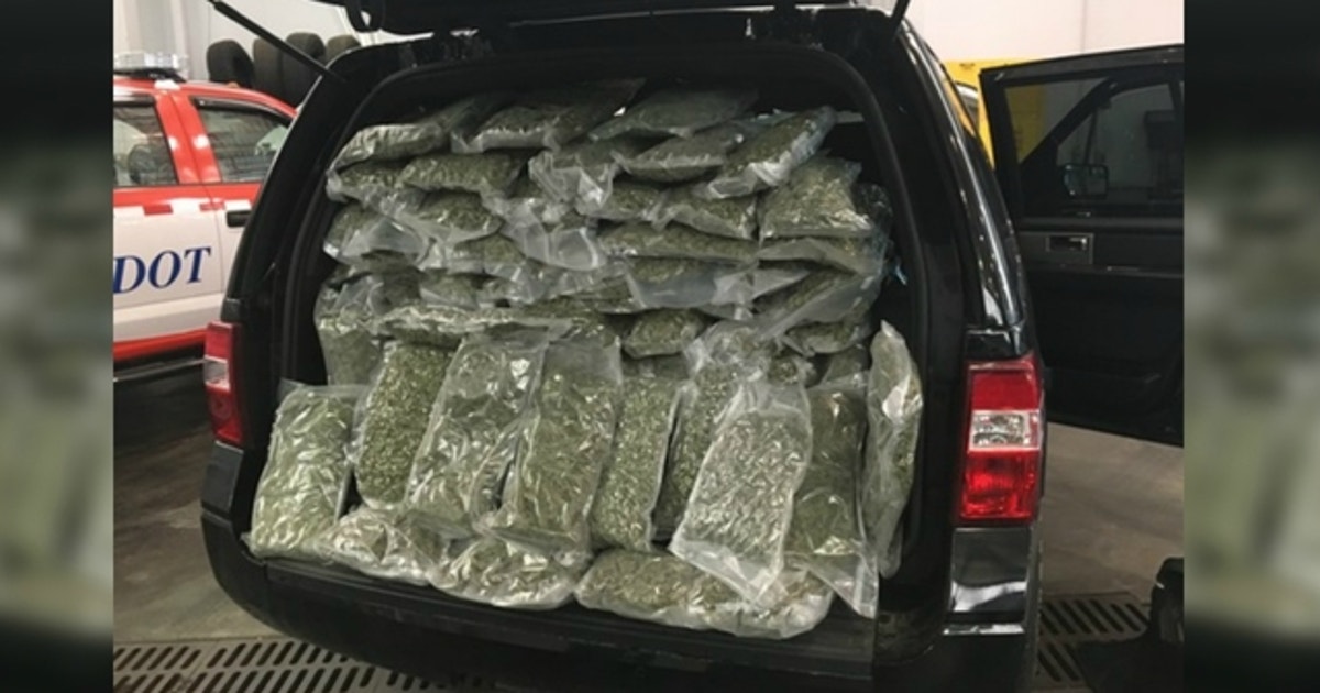 Indiana police seize more than 70 lbs of marijuana during traffic stop ...