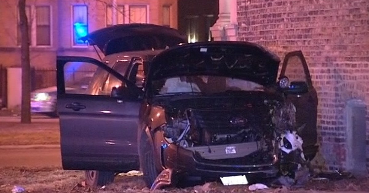 Two CPD officers injured in Englewood crash | FOX 32 Chicago