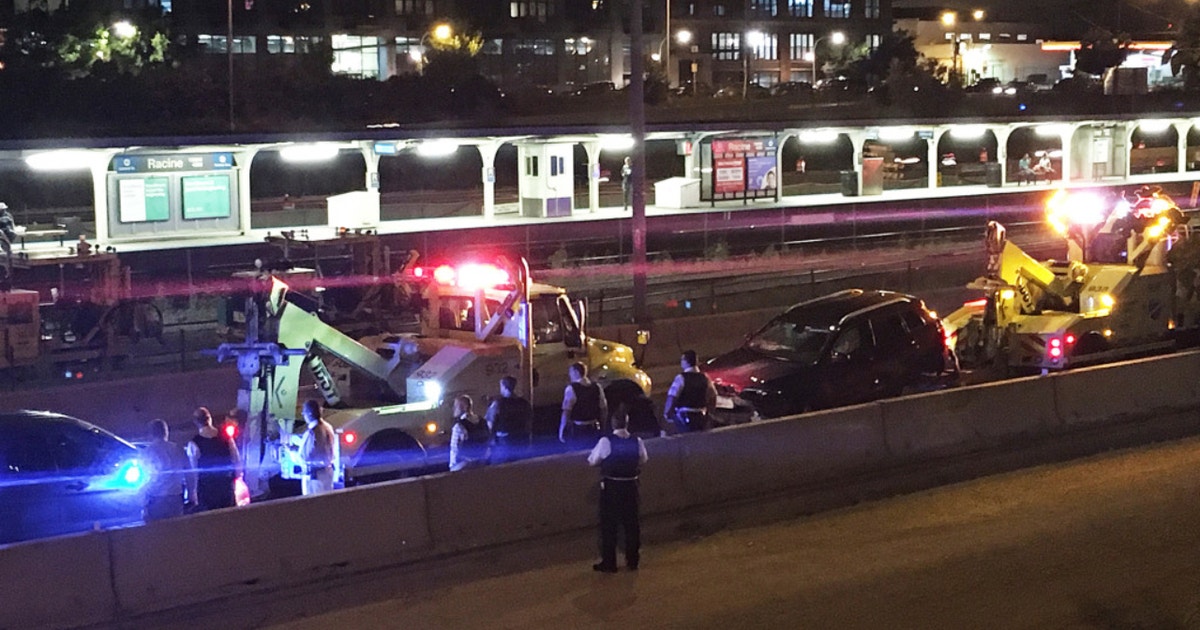 Police investigate crash on Eisenhower Expressway | FOX 32 Chicago