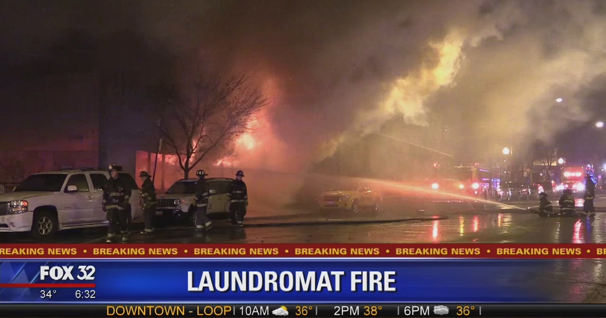 Firefighters battle massive blaze at Northwest Side laundromat | FOX 32 ...