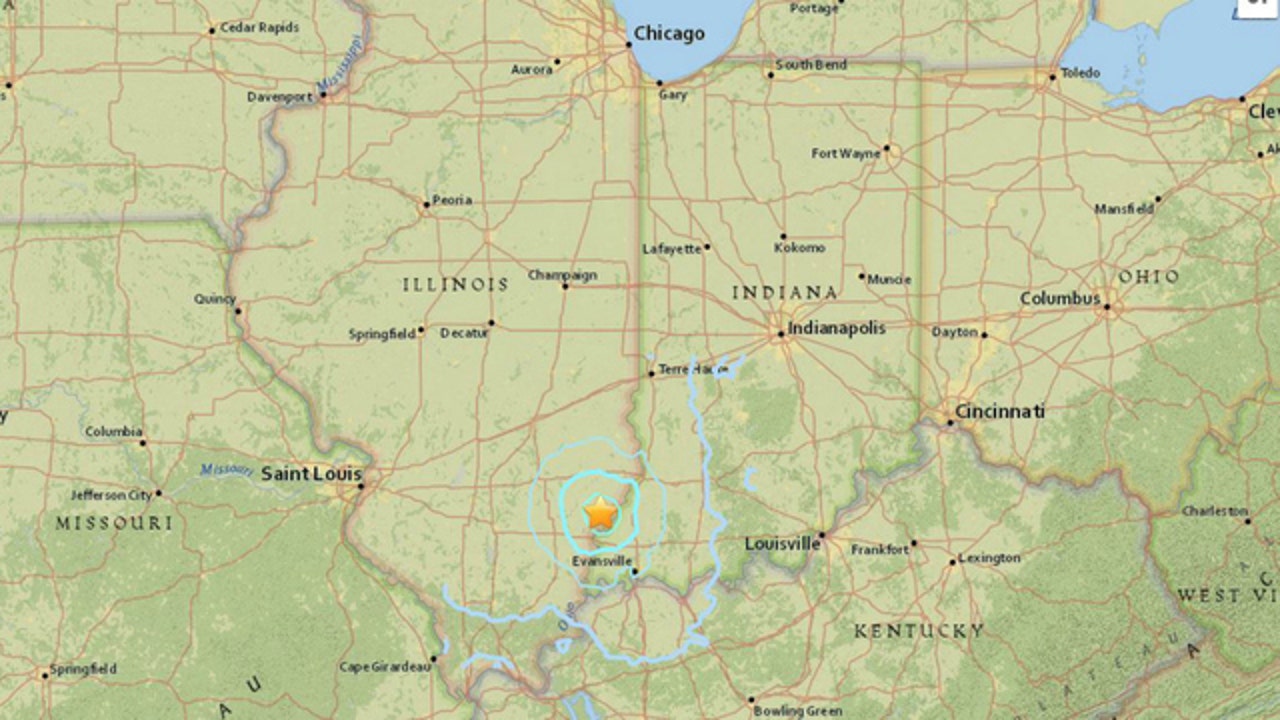 3.8 magnitude earthquake recorded in southern Illinois