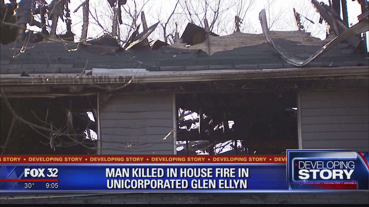 Resident killed in unincorporated Glen Ellyn house fire