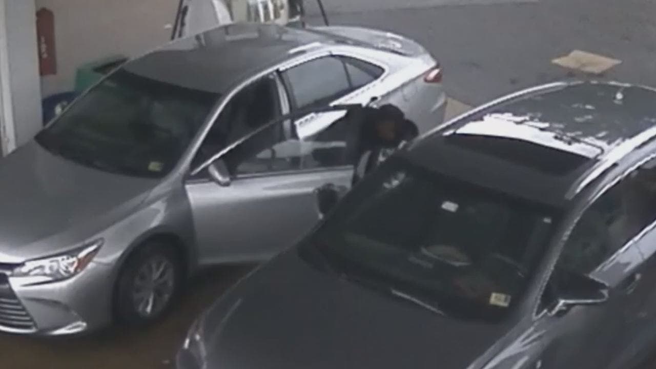 VIDEO: Suspect Carjacks Woman While She Was Pumping Gas In Southeast DC