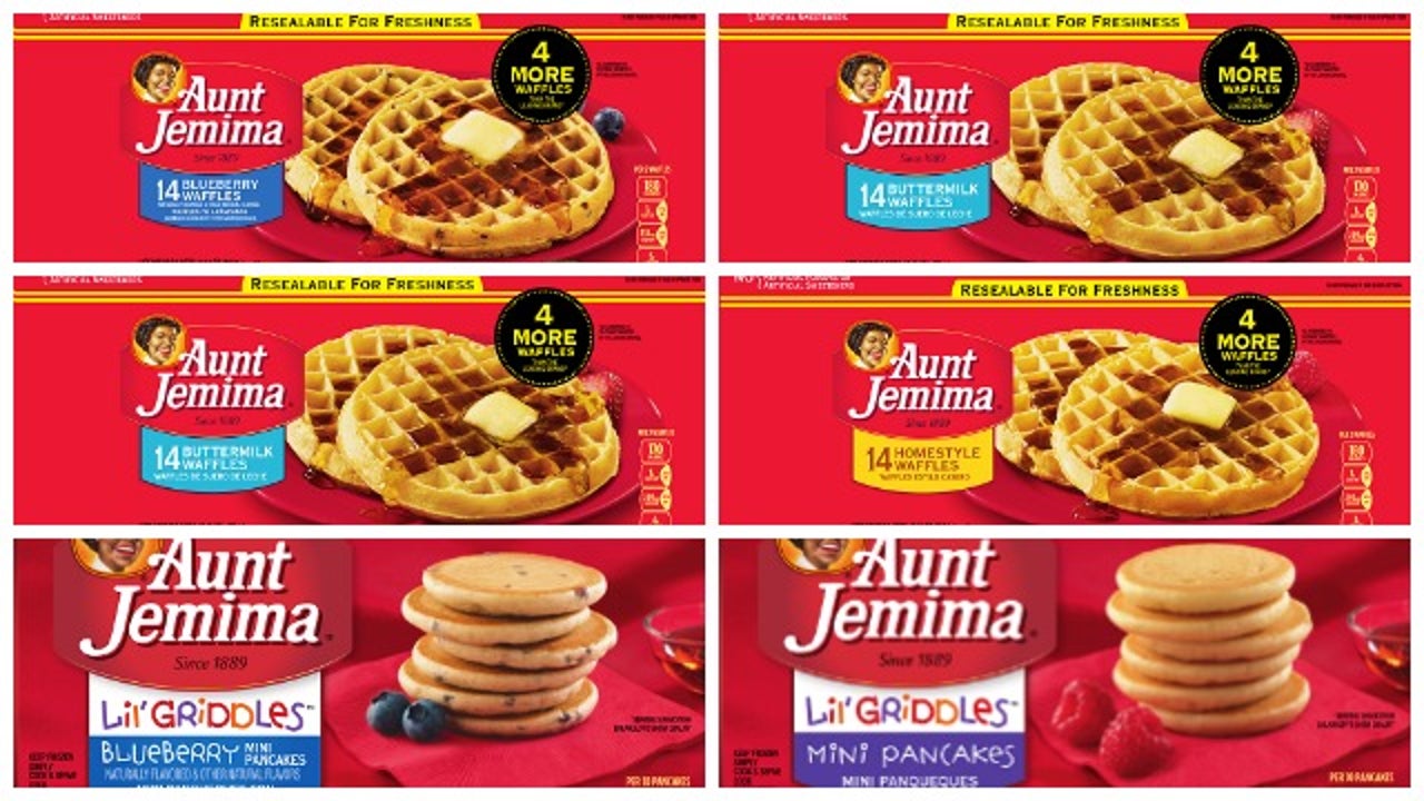 Aunt Jemima frozen pancakes, waffles and french toast recalled