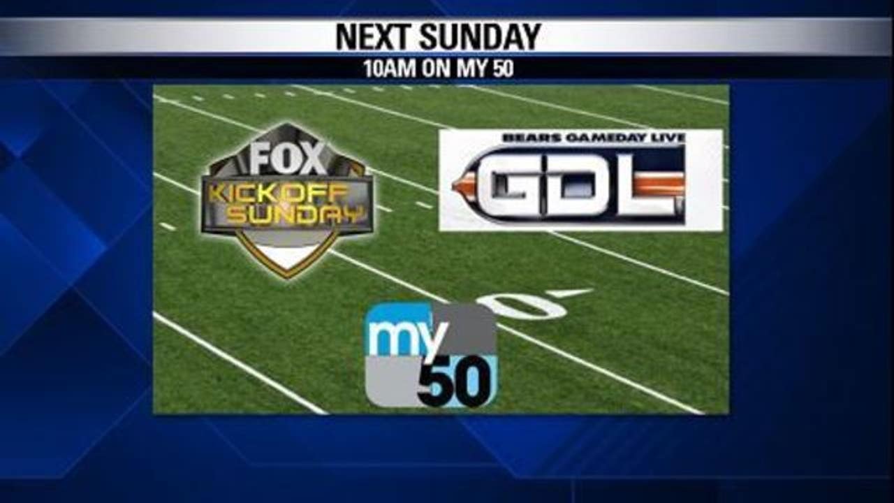 FOX Kickoff Sunday, Bears Game Day Live moving to My50-WPWR this week