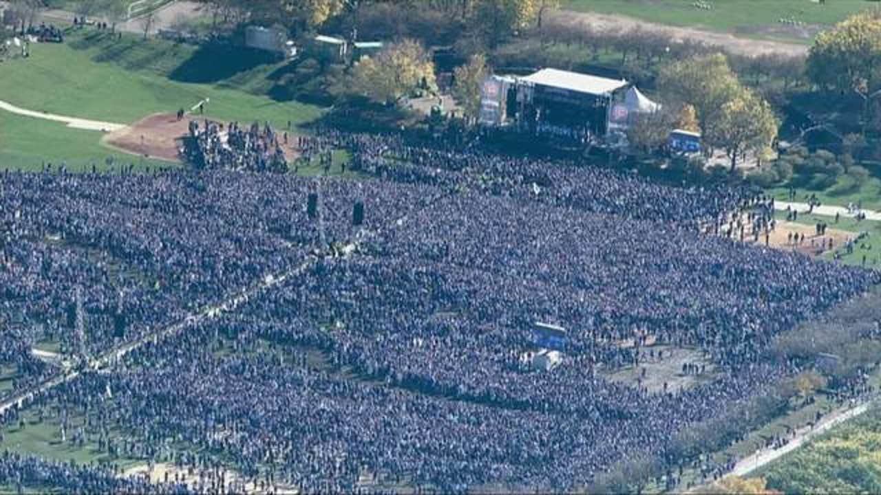 Chicago celebrates Cubs' World Series win 108 years in the making - ABC7  San Francisco