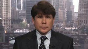 His hair now white, Blagojevich appears for resentencing