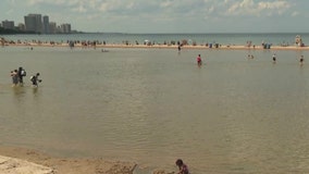 Rising water levels are shrinking and submerging Chicago beaches