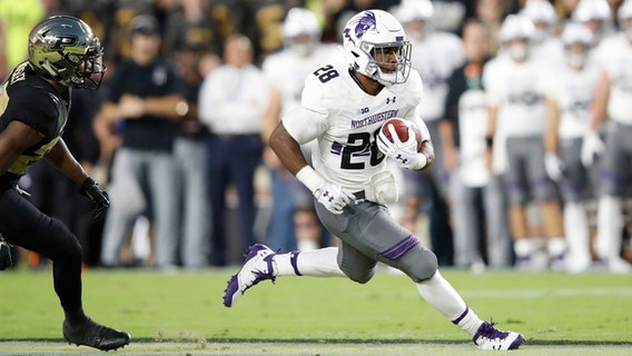 Northwestern RB Larkin retires due to neck/spine condition