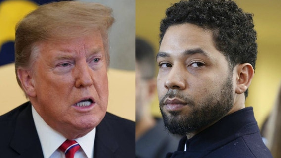 Trump tweets about Smollett ahead of busy day in Japan