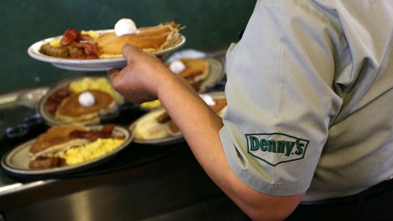 Denny's giving out free Grand Slam breakfasts, but there's a catch
