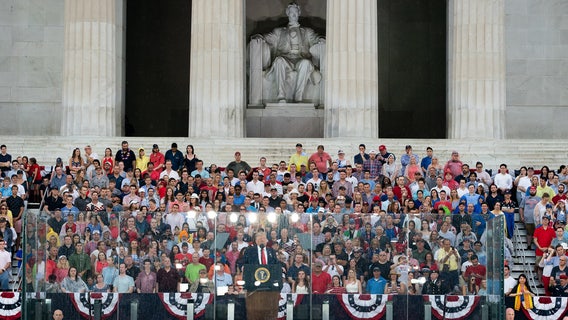 Trump calls America's story ‘the greatest political journey'