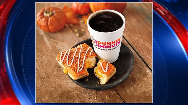 Pumpkin spice everything lands at Dunkin Donuts