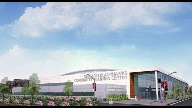 First Look: Blackhawks getting new practice facility