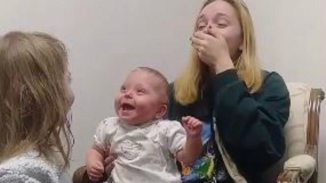 VIDEO: Baby's priceless reaction to hearing clearly for first time