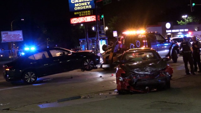 Vehicle flees traffic stop, crashes in Humboldt Park