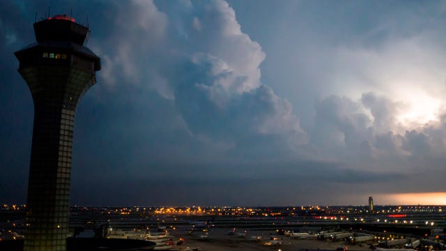 Ground stop issued at O'Hare Airport due to thunderstorms