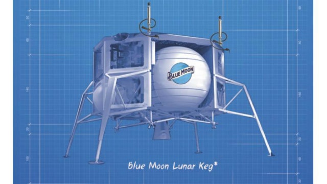 'Blue Moon' beer unveils new lunar keg for the summer
