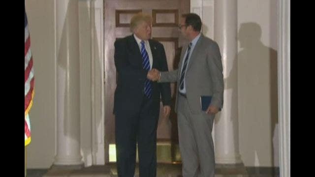 Chicago Cubs co-owner Todd Ricketts meets with President-elect Donald Trump