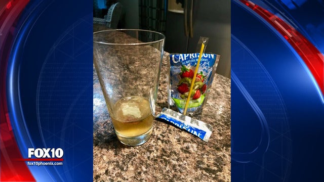 Indiana father warns others of mold in juice box pouches