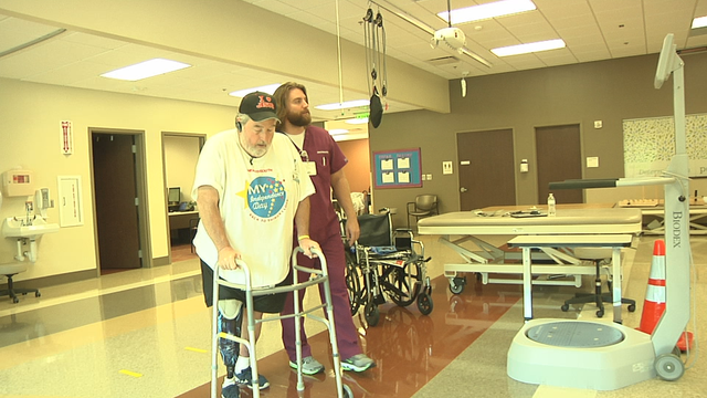 Man who lost leg after spider bite finds hope, healing