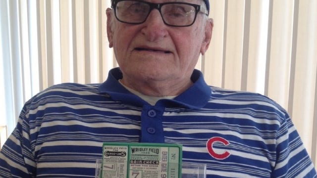 Man who went to 1945 World Series hopes to get tickets to see Cubs play again this year