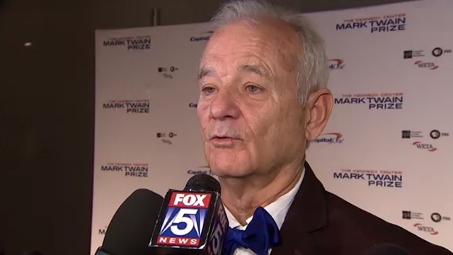 Bill Murray talks Cubs going to World Series before accepting Mark Twain prize for humor