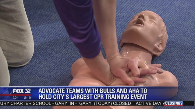 Advocate teams with Bulls and AHA to host city's largest CPR training event