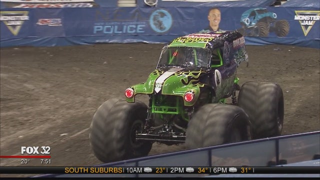 Monster trucks take over Allstate Arena