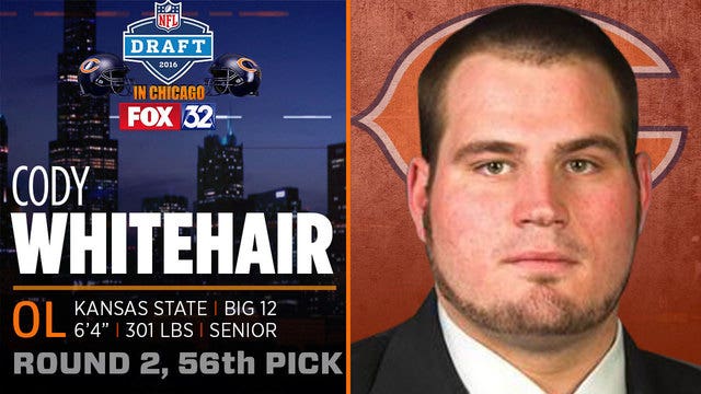 Bears move down, take K-State G Whitehair with 56th pick