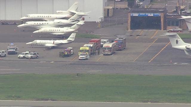 Rapper Post Malone's jet lands safely after 2 tires blow
