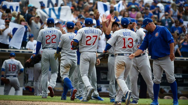 Cubs sweep Padres with 7-4 win