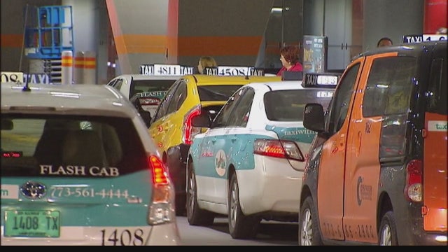 Cab drivers complain Uber is causing major traffic jams at O'Hare
