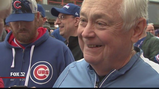Cubs finally raise championship flag at Wrigley