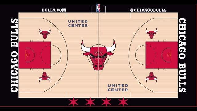 FIRST LOOK: Chicago Bulls unveil new court design