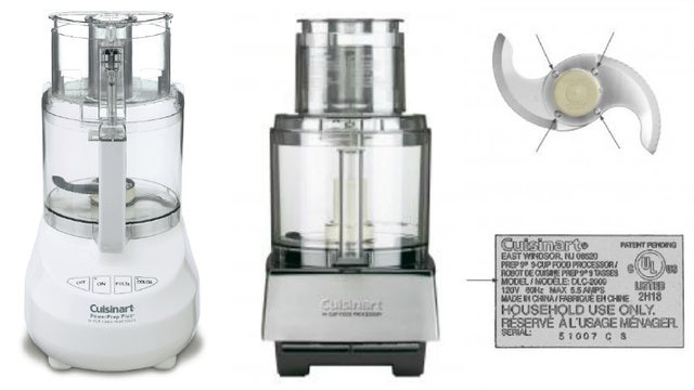 Cuisinart recalls 8 million food processors for laceration hazard