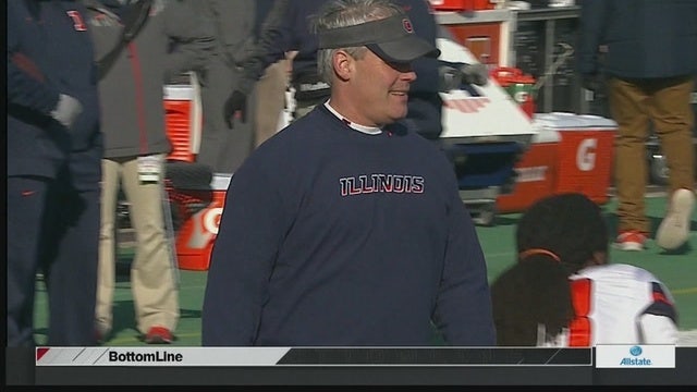 Illinois settles with former athletes, ex coach Tim Beckman