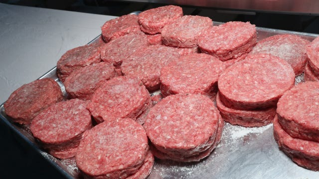 Frozen beef patties recalled after consumers report finding plastic in product