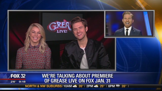 Julianne Hough, Aaron Tveit ready for 'Grease Live' on FOX