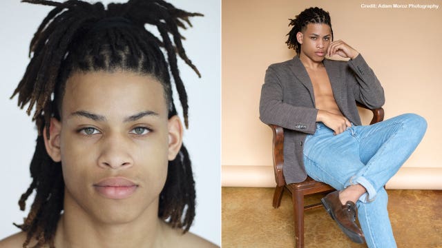 Teen recruited as model after being turned down for job because of his dreadlocks