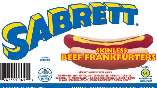 Bone fragment scare forces large-scale hot dog recall