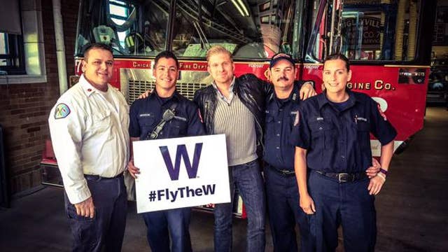 WATCH: CFD celebrates Cubs playoff run